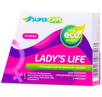 Капсулы Lady'sLife возбуждающие для женщин, 14 шт.