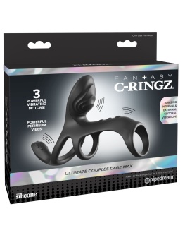 Черная насадка на пенис Ultimate Couples Cage Max
