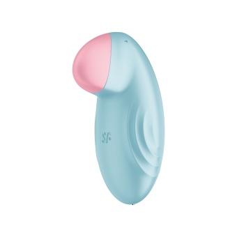 Клиторальный мини-вибратор Satisfyer Tropical Tip с приложением голубой