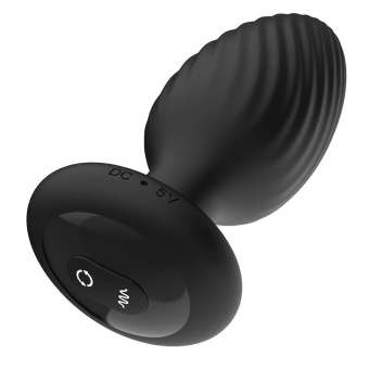 Анальная вращающаяся вибропробка Nexus Tornado Medium чёрная