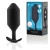 Черная анальная пробка для ношения B-vibe Snug Plug 6 - 17 см.