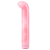 Розовый компактный вибратор из стекла Magic Cane - 12 см.