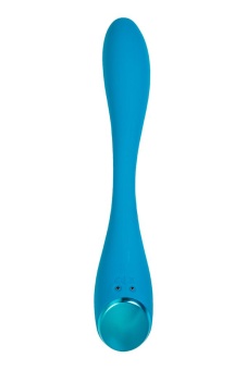 Гибкий вибратор Satisfyer G-Spot Flex 5+ с управлением от приложения голубой