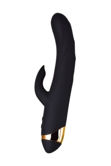 Вибратор WANAME Thunder с клиторальным отростком 24,2 см черный