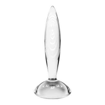 Стеклянный фаллоимитатор Satisfyer Sparkling Crystal прозрачный