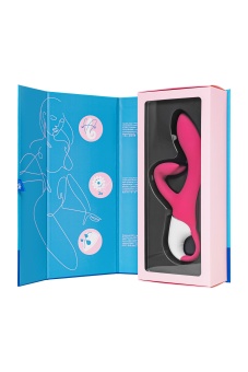 Вибратор Satisfyer Embrace Me с тройным клиторальным стимулятором малиновый