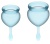 Набор голубых менструальных чаш Feel good Menstrual Cup Набор голубых менструальных чаш Feel good Menstrual Cup