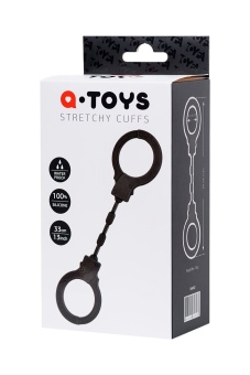 Силиконовые наручники ToyFa A-Toys черные