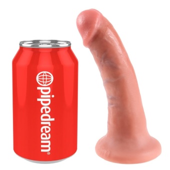 Фаллоимитатор на присоске King Cock 17 см телесный