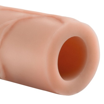 Насадка удлинитель для члена Perfect Extension телесная - 18 см