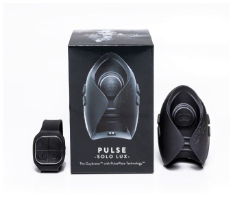 Мужской вибростимулятор с пультом управления Pulse Solo Lux