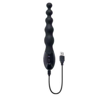 Черный анальный вибростимулятор Backdoor Baton - 24,1 см.