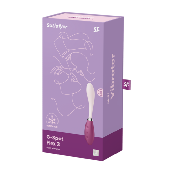Гибкий вибратор Satisfyer G-Spot Flex 3 розовый
