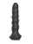 Черный перезаряжаемый мультискоростной вибратор №02 Undulating vibrator - 19 см.