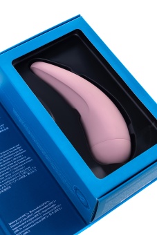 Вакуумный стимулятор Satisfyer Curvy 2+ с приложением  розовый