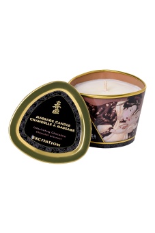 Массажное аромамасло в виде свечи Shunga Excitation Chocolate Шоколад - 170 мл