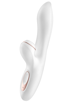 Вибратор с вакуумной стимуляцией клитора Satisfyer Pro G-Spot Rabbit - 22 см