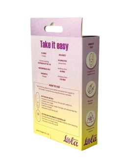 Вибратор в трусики с пультом Take it Easy Joy бордовый