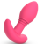 Розовая интерактивная вибропробка Axel - 10 см.