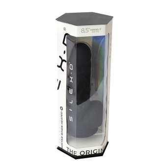 Реалистичный фаллоимитатор Silexd Model 4 21 см чёрный