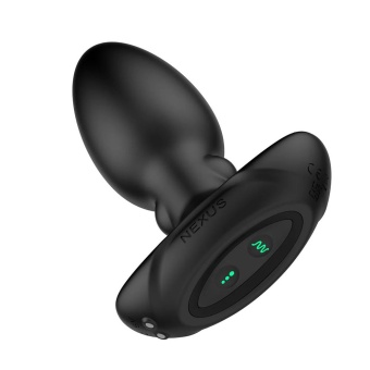 Анальная вибропробка с пультом Nexus Beat черная