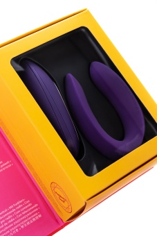 Вибратор для пар с пультом управления Satisfyer Partner Toy Plus Remote фиолетовый