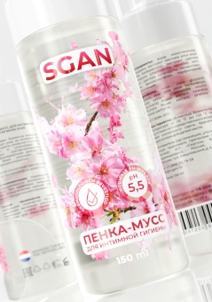 Пенка-мусс для интимной гигиены с пребиотиками Sgan 150 мл 