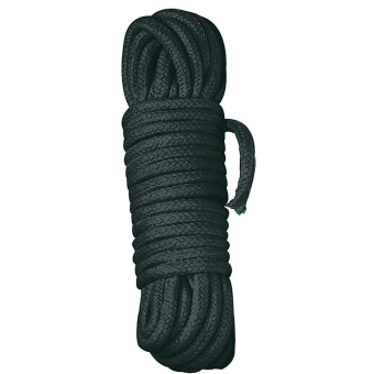 Хлопковая верёвка Shibari Bondage для связывания Шибари 7м чёрная