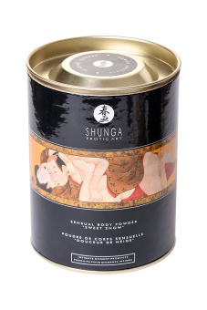 Съедобная пудра для тела Shunga Sweet Snow Пылающая вишня