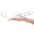 Стеклянный двусторонний фаллоимитатор Girthy Ribbed G-Spot Glass прозрачный Стеклянный двусторонний фаллоимитатор Girthy Ribbed G-Spot Glass прозрачный