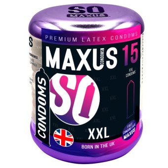Набор увеличенных презервативов Maxus XXL 15 шт
