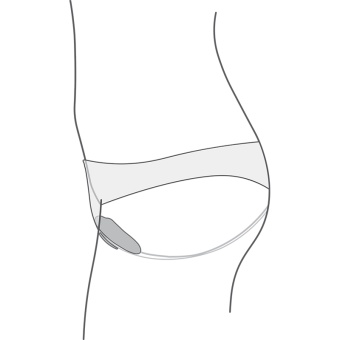 Клиторальный вибратор в трусики We-Vibe Moxie мятный