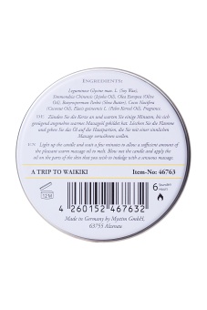 Массажная свеча Mystim Petits Joujoux Waikiki Beach Пина колада 43 гр