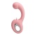 Розовый вибратор для точки G с подвижным язычком Erynnyes - 15,4 см.