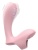 Нежно-розовый вибромассажер с петелькой на палец Нежно-розовый вибромассажер с петелькой на палец