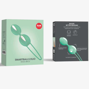 Вагинальные шарики Fun Factory Smartballs Duo мятные