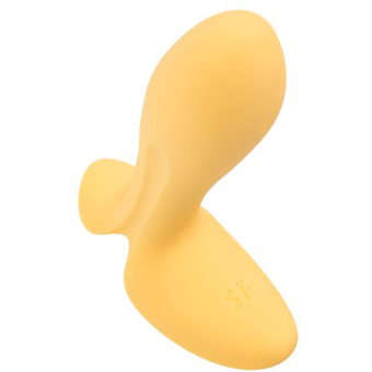 Анальная пробка Satisfyer Intensity Plug с управлением от приложения желтая