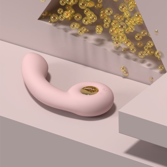 Вибратор с нагревом Youvic Bendable Heating G-Spot розовый