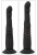 Черный вибратор с поступательными движениями G and P-Spot Thrusting Vibrator - 23 см.