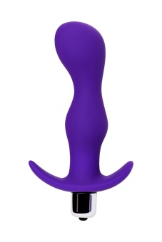 Анальная вибропробка A-Toys Vibro Anal Plug L 14 см фиолетовая