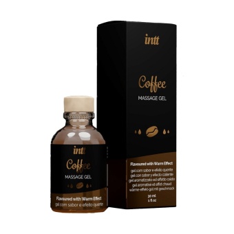 Разогревающий гель Intt Coffee со вкусом кофе - 30 мл