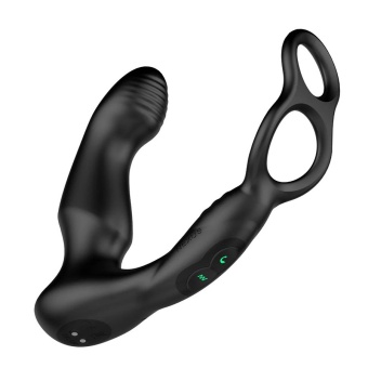 Вибростимулятор простаты с эрекционными кольцами Nexus Simul8 Wave Edition чёрный
