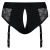Черные трусики для насадок Diva Lingerie Harness - size M