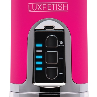 Автоматическая вакуумная помпа для клитора Lux Fetish Auto Pussy Pump с клиторальным украшением