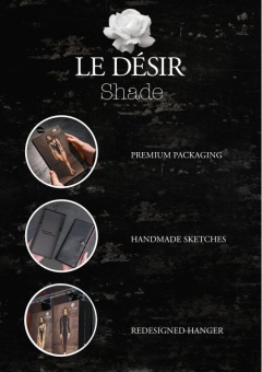 Кэтсьюит Le Desir Elara с имитацией чулок черный