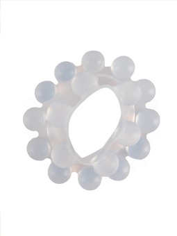 Эластичное эрекционное кольцо с двумя рядами шариков