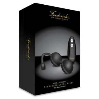 Вагинальные виброшарики с пультом Fredericks черные