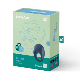 Эрекционное виброкольцо Satisfyer Strong One с приложением