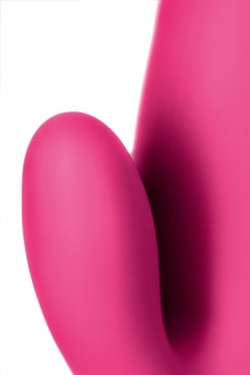 Ярко-розовый вибратор Satisfyer Mr. Rabbit с клиторальным отростком - 22,1 см.