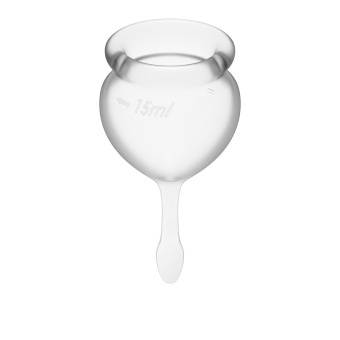Набор прозрачных менструальных чаш Feel good Menstrual Cup